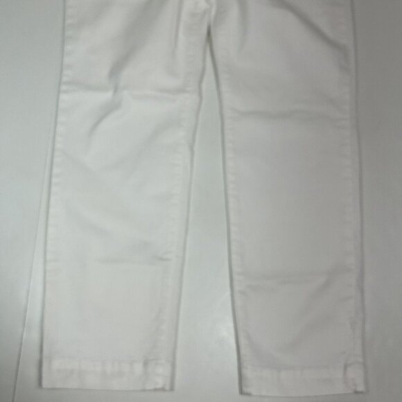 Nautica Woman's 4/27 Pant Ankle Trouser Soft Cotton Tencel Stretch White 30x27" - Picture 5 of 8